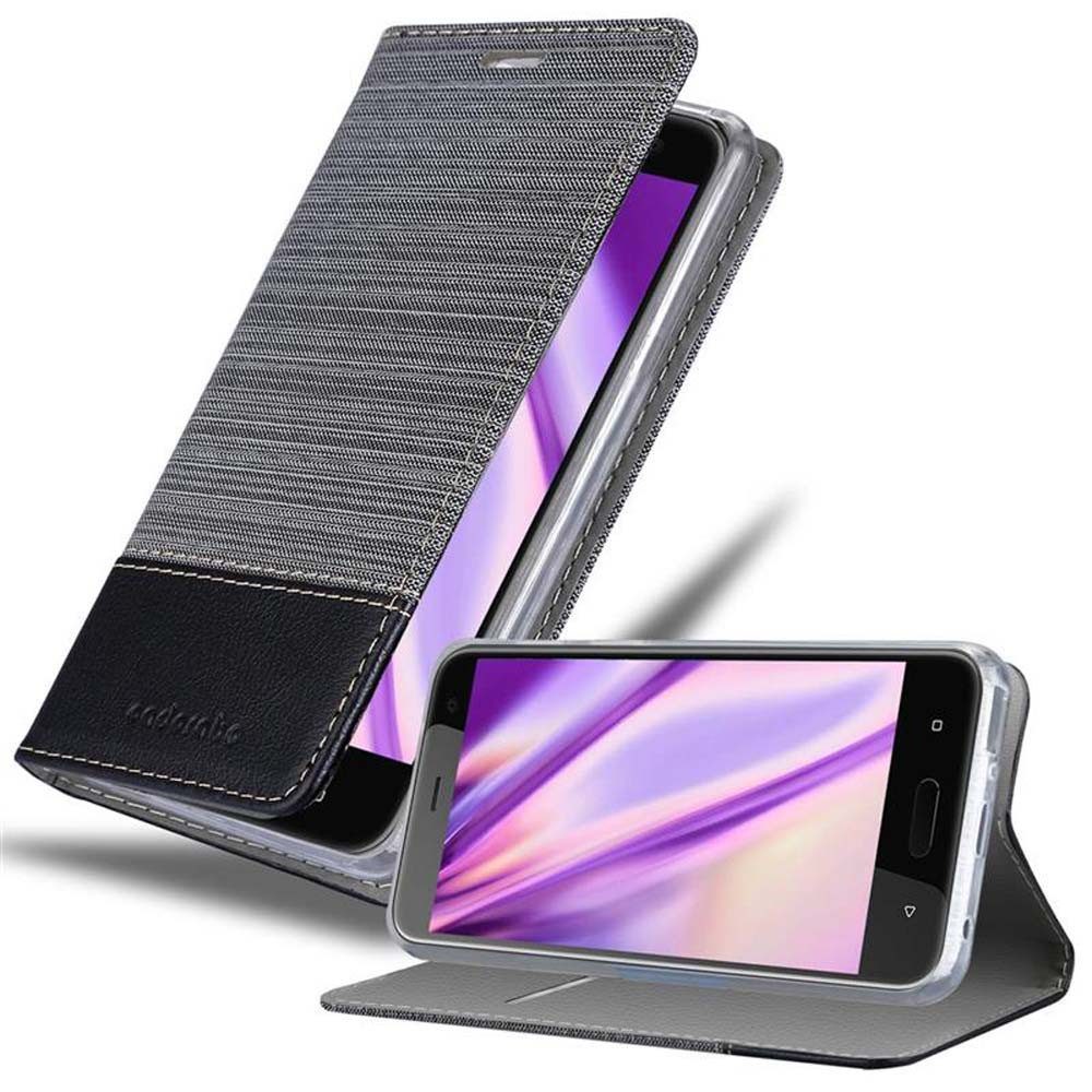 Cadorabo Handyhülle für HTC U11 LIFE Hülle HTC U11 LIFE, Klappbare Handy Schutzhülle - Hülle - mit Standfunktion und Kartenfach