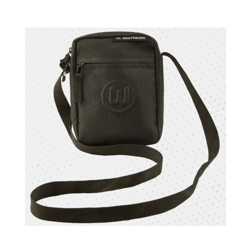 VfL Wolfsburg Tragetasche VfL Wolfsburg Cross Bag Logo schwarz