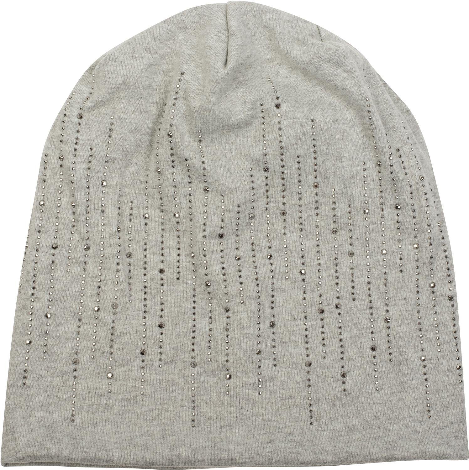 styleBREAKER Beanie Beanie mit Strass Streifen günstig online kaufen