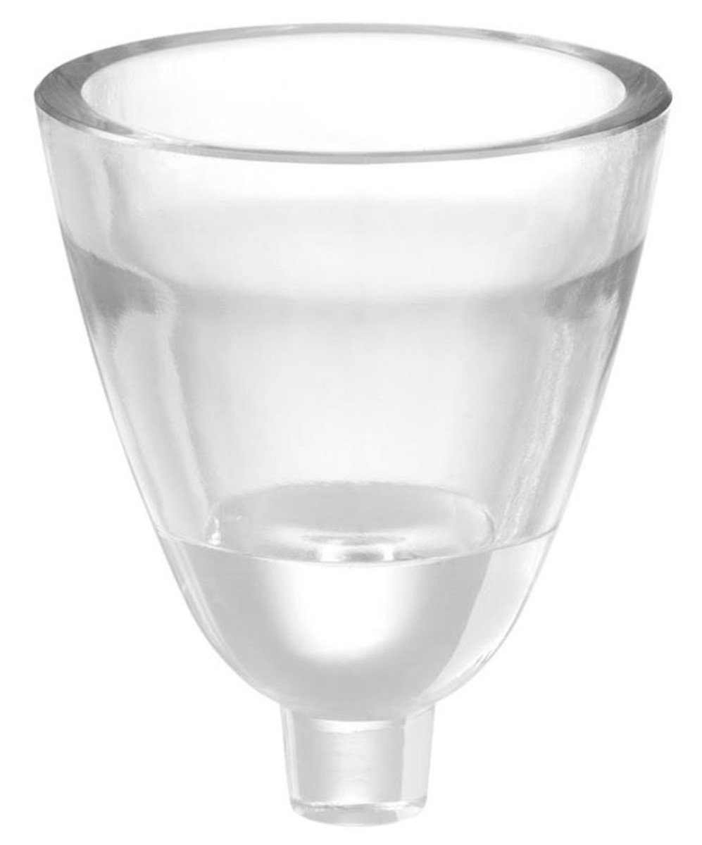 Clear Padrino Teelichthalter-Lampenschirm Casa Accessoires cm - Luxus Dekoobjekt Glas x 12,5 Ø H. 15