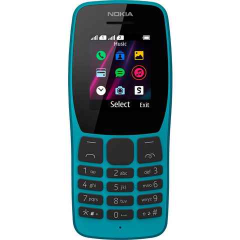 Nokia 110 Handy (4,49 cm/1,77 Zoll, 0,004 GB Speicherplatz)
