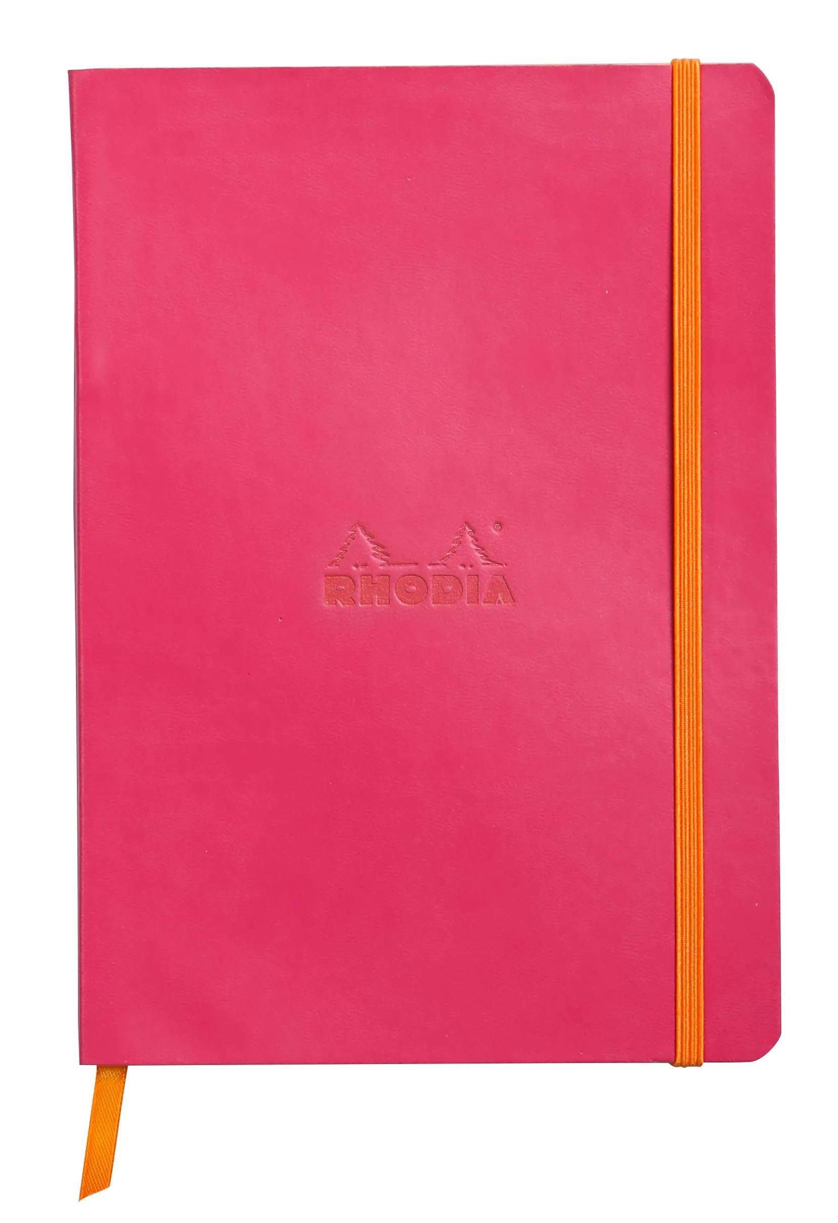 EXACOMPTA Einsteck-Fotoalbum Notizbuch A5 Softcover, 80 Bl 90g, dot/punktkariert, Himbeer 117462C, Rhodia, Blöcke, Hefte und Notizbücher