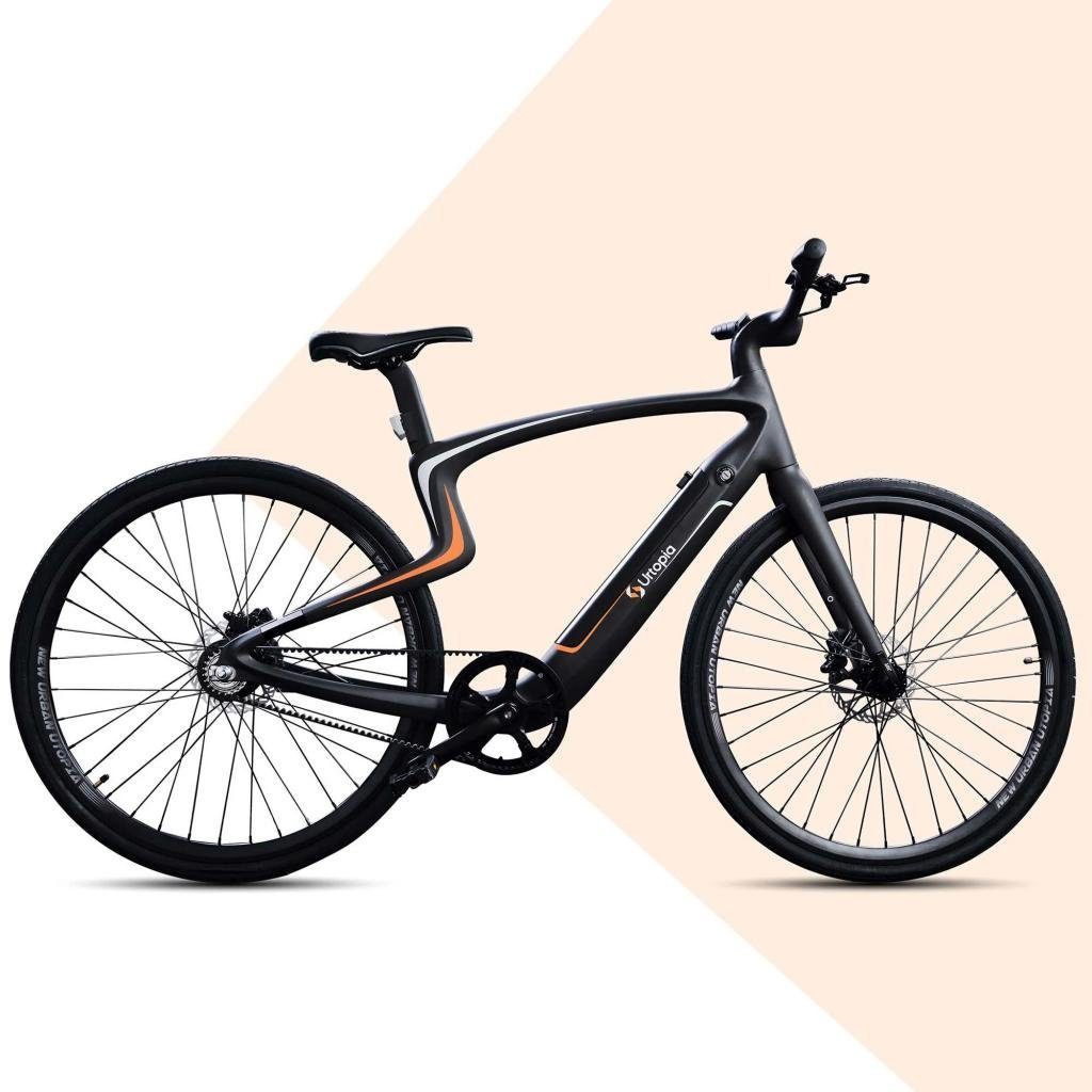 Diebstahl, Akku, Tracking, Sirius Fahrrad E-Bike Motor Wh Anti Ladegerät), entnehmbahrer Gang, Urtopia GPS Akku sprachgesteuertes Rainbow Lyra 35Nm, 360,00 E-Bike (mit Fingerabrucksensor, 5 250W smart, Voll-Carbon