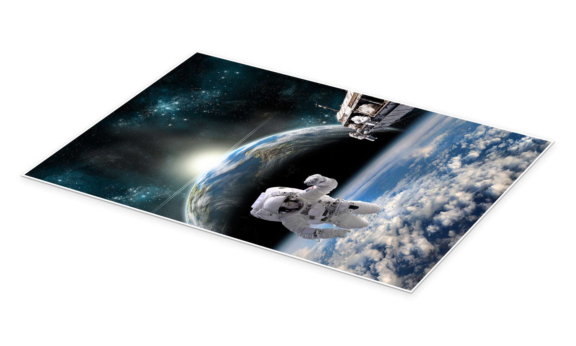Posterlounge Wandbild Astronauten auf der Raumstation, Marc Ward, erhältlich als Poster, Leinwandbild, Wandsticker oder Acrylglasbild – Bild 2 von 5