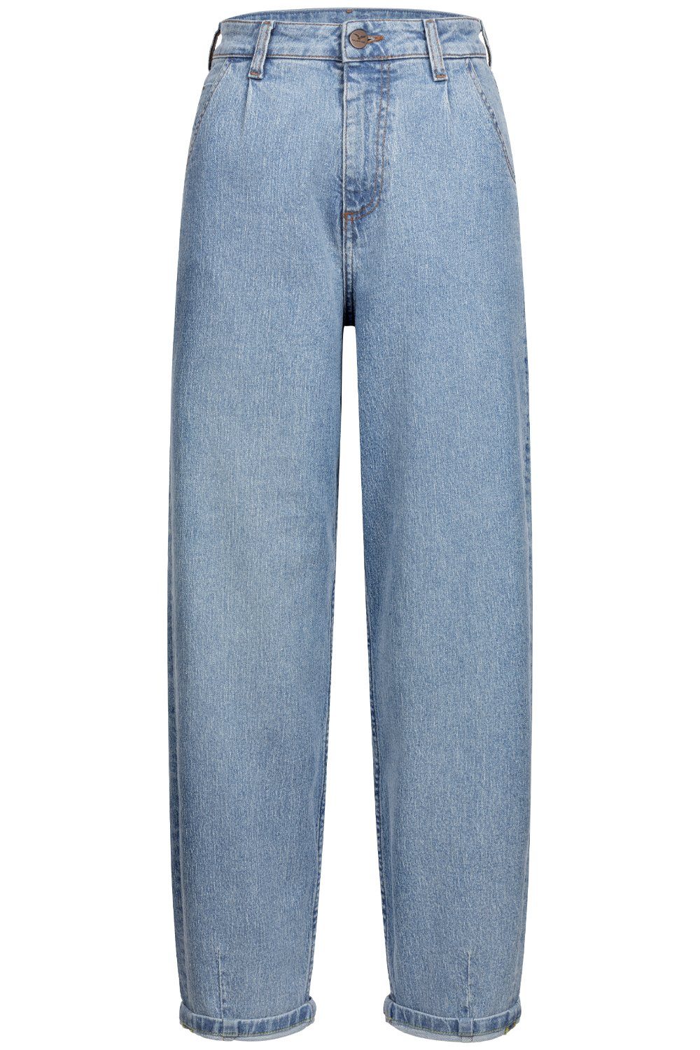 Feuervogl Weite Jeans fv-Bel:la, Balloon Jeans, High Waist, Hemp Denim High Waist