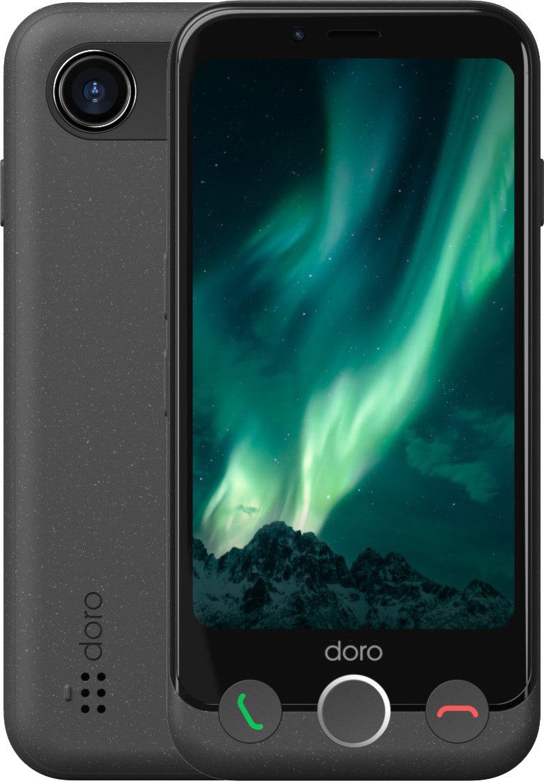 Doro Aurora A10 64 GB / 4 GB - Smartphone - graphit Smartphone (4.5 Zoll, 64 GB Speicherplatz, Benutzerfreundliche Oberfläche)