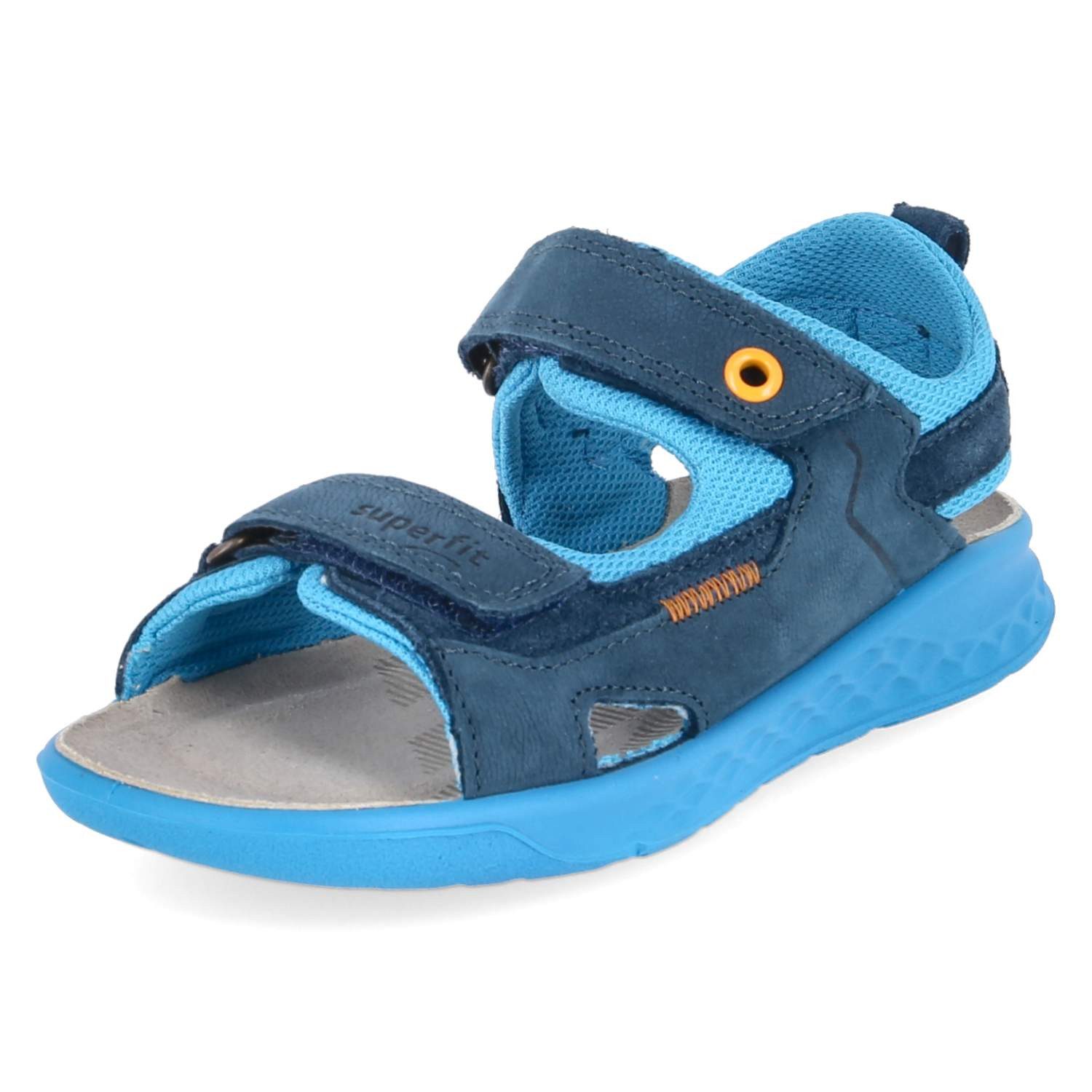 Superfit Superfit 1-001040-8000 Jungen Leder & Textil blue Sandalette