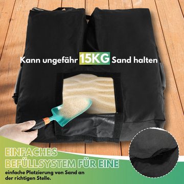 Bettizia Schirmständer Schirmständer bis zu 60 kg Sand als Füllung, mit Reißverschluss