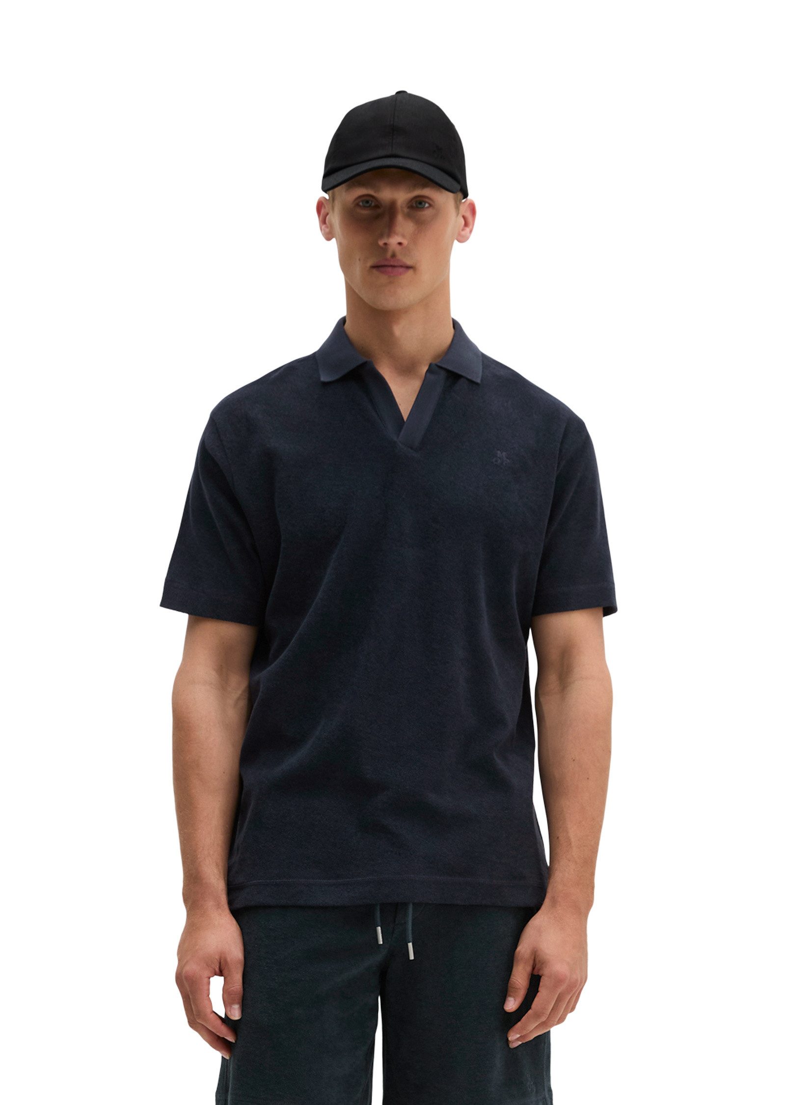 Marc O'Polo Poloshirt aus weichem Jersey-Frottee