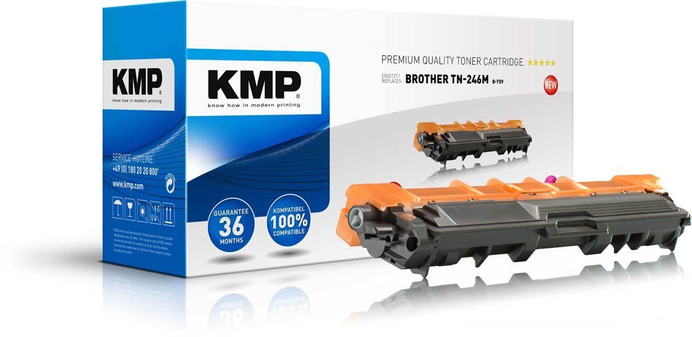 KMP Tonerkartusche 1 Toner B-T59 ERSETZT Brother TN-246 - magenta, (1-St)