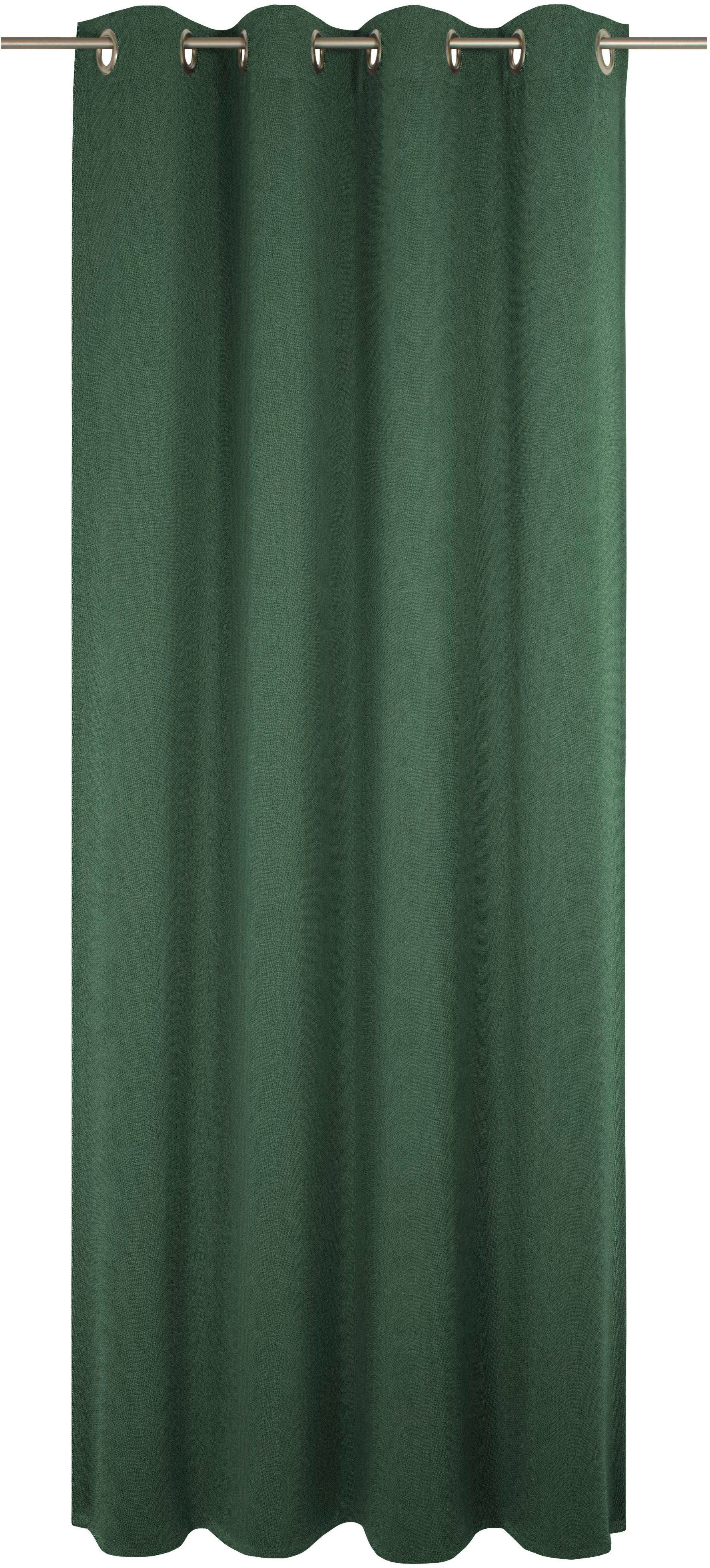 Vorhang Uni Collection, Wirth, Ösen (1 St), blickdicht, nach Maß oliv