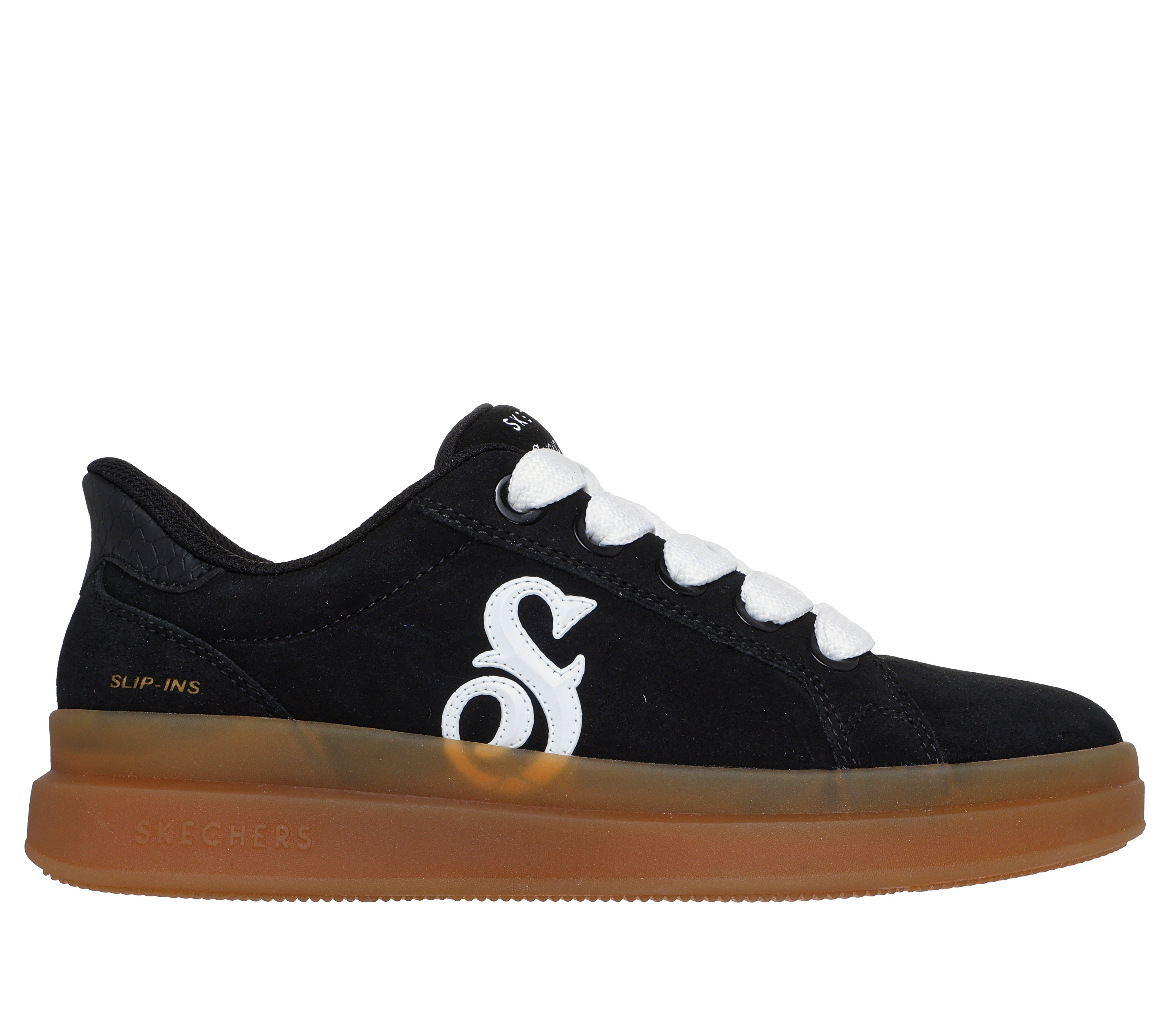 Skechers COURTSIDE-CALI GIRLZ Sneaker Basket-Sneaker, Schnürschuh mit Slip-Ins Funktion – Bild 4 von 5