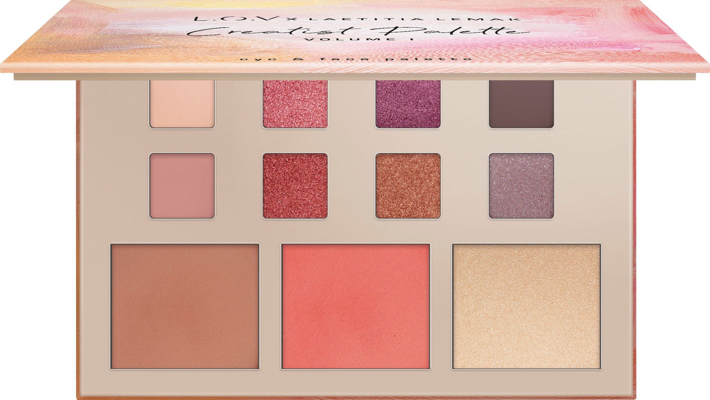 x LEMAK eye CREATIST & PALETTE face L.O.V Volume Lidschatten-Palette LAETITIA I L.O.V palette