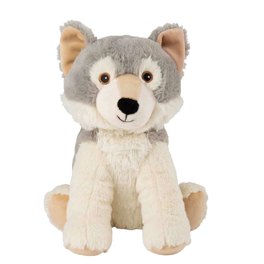 Greenlife Value Wärmflasche Warmies® Wärmekissen/Stofftier "Wolf" Hirse Lavendelfüllung