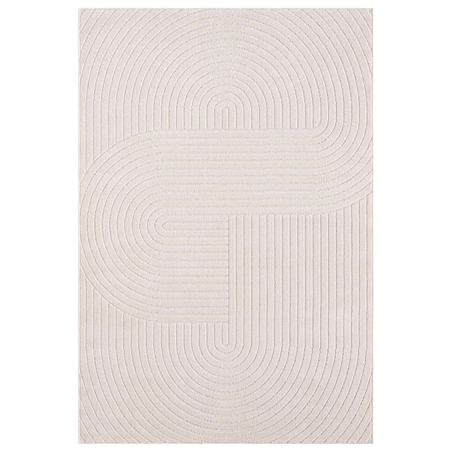 merinos Outdoorteppich TENERIFE PLUS, 120 x 160 cm, Creme, Polypropylen, rechteckig, Höhe: 5 mm, mit Japandimuster