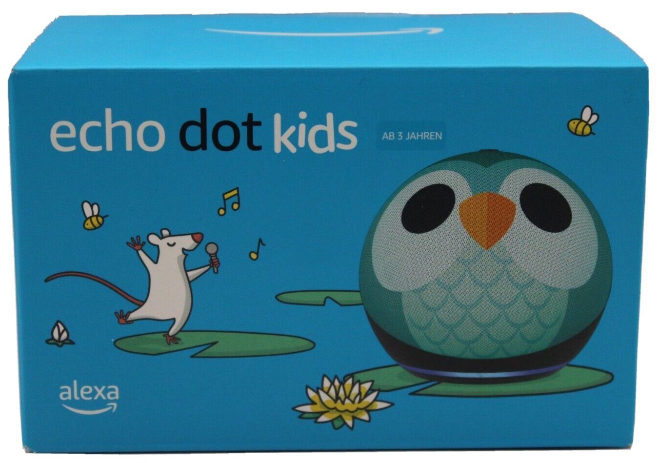 Amazon Echo Dot Kids 5. Generation Eulen Design 2022 Lautsprecher Smart Speaker (Bluetooth, WLAN (WiFi), Alexa, hervorragende Klangqualität, Kindergerecht) Eulen-Design