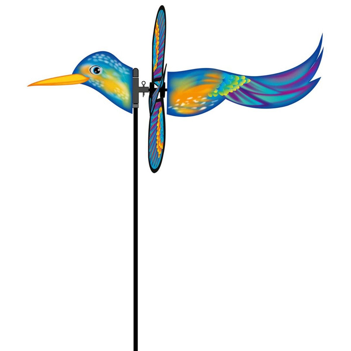 HQ Windspiel Windrad Windspiel HQ Spin Critter Kingfisher Gartendeko Propeller, farbenfrohe Gartendekoration, toller Hingucker