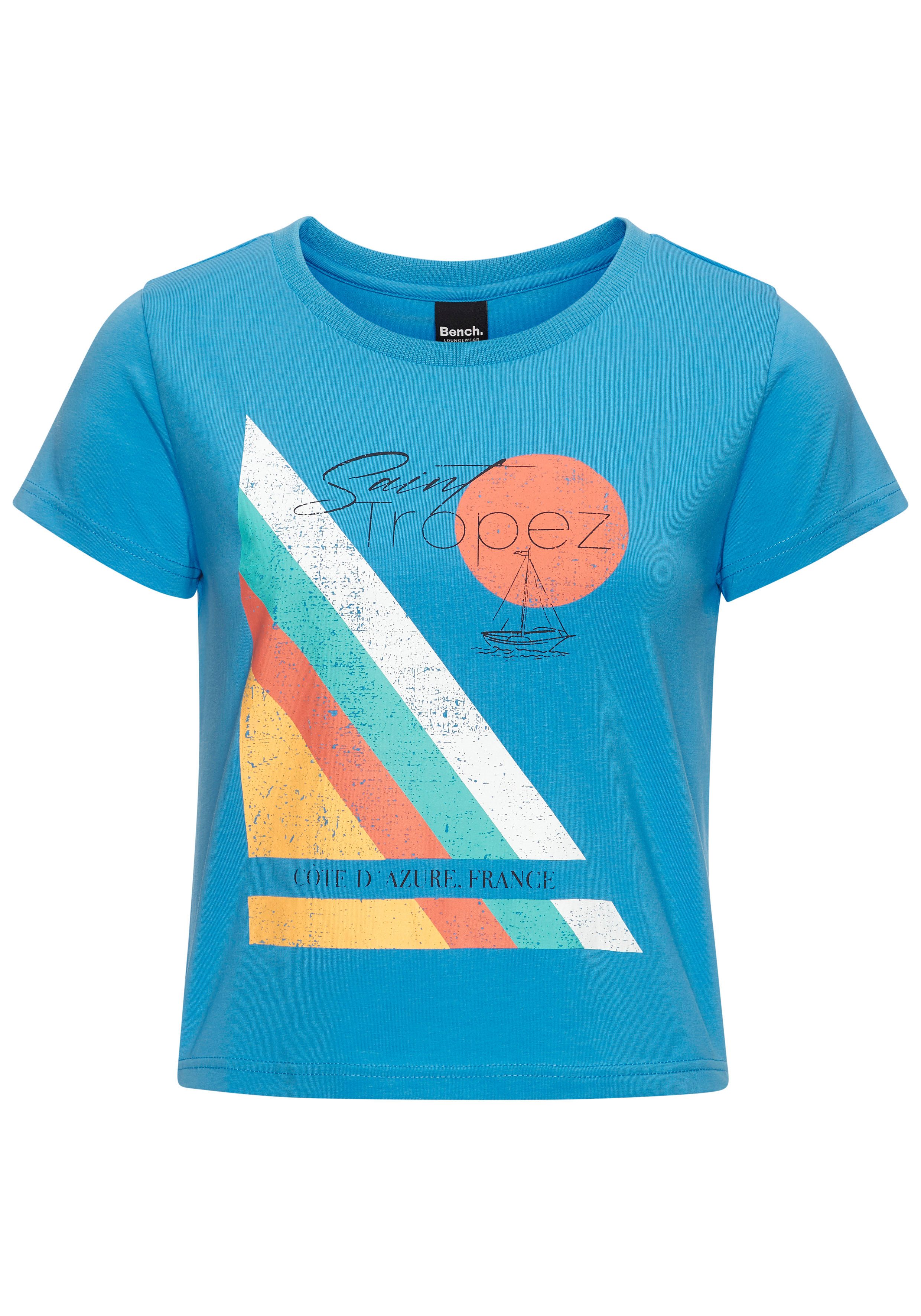 Bench. T-Shirt aus weicher Baumwoll-Qualität, Loungewear. € 19,99