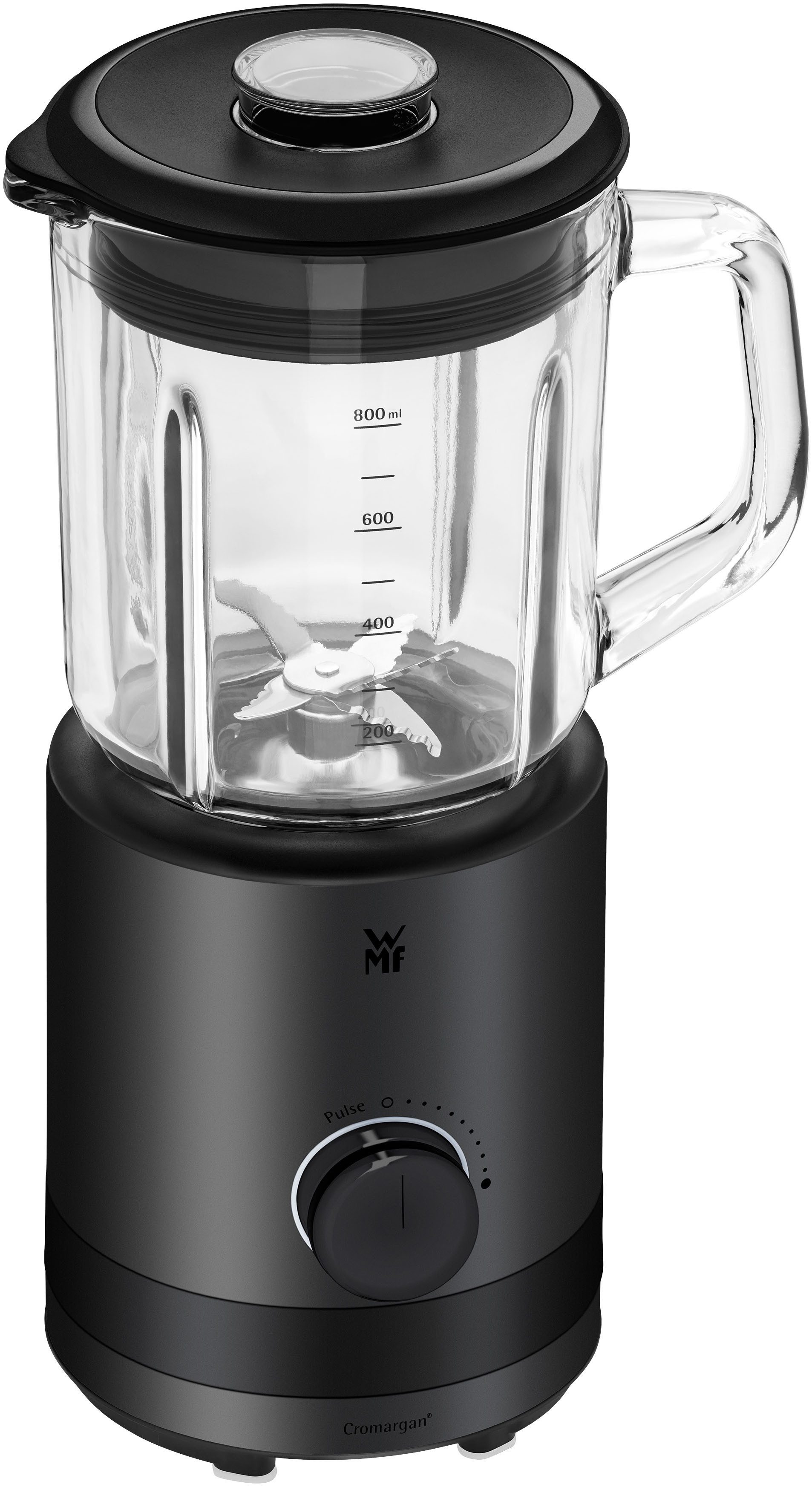 WMF Standmixer KÜCHENminis, 400 W, 0,8 Liter, Cromargan, 5 Geschwindigkeitsstufen, Edelstahlklinge