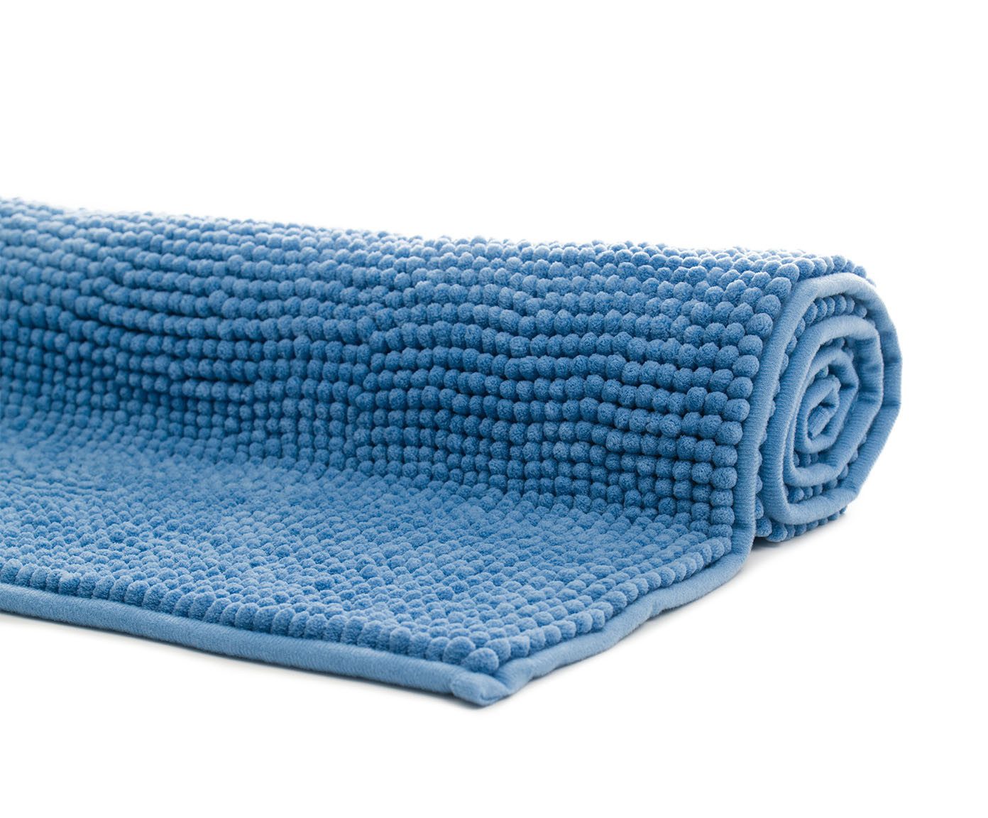 liebling Badematte, Fußbodenheizung geeignet, Polyester, rechteckig, Antirutsch-Beschichtung, sehr Saugfähig, Größe: 50x70 cm, fjord