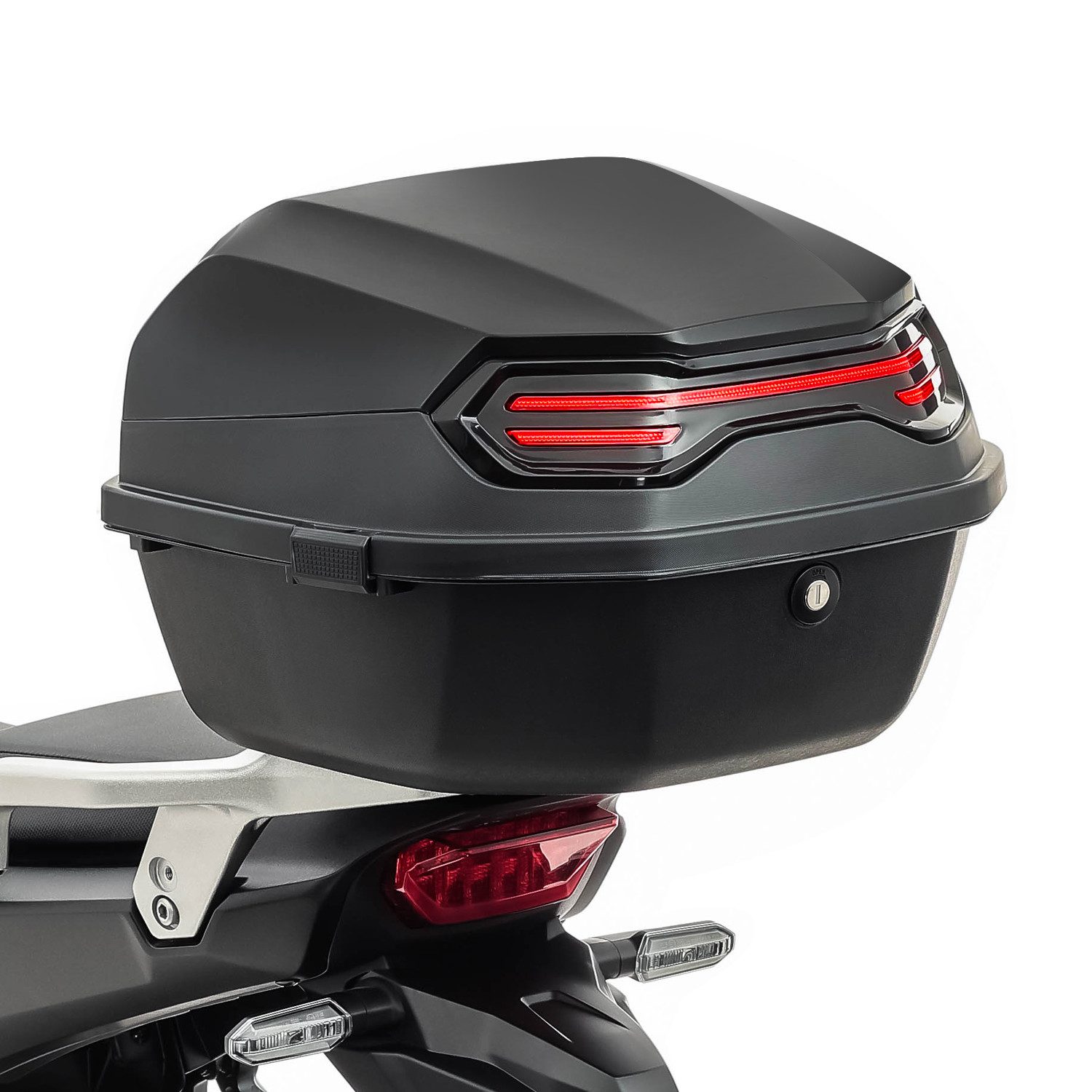 Kofferset Motorrad Topcase # BT11 45 Liter Universal schwarz matt