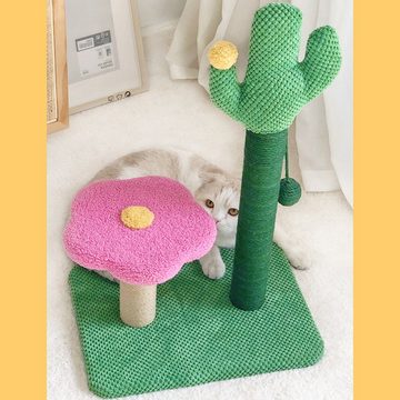 Insma Kratzbaum Sisal, Kaktus & Blume Kratzbaum für Katzen