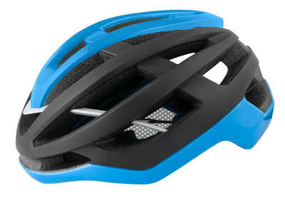 FORCE Fahrradhelm Helm FORCE LYNX blau- mattschwarz Gr L-XL