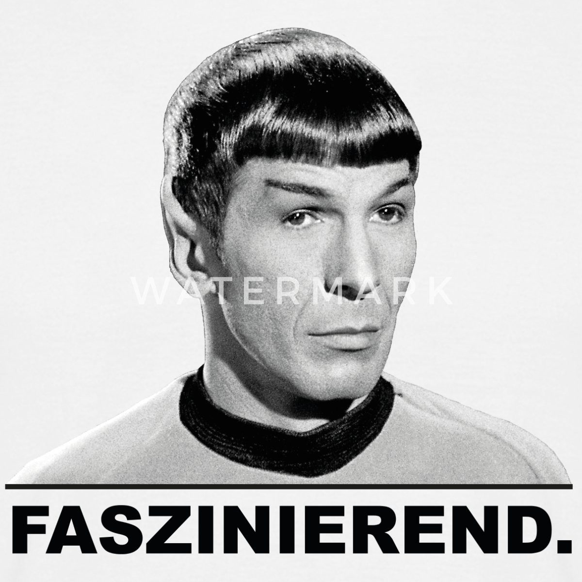 Spreadshirt T-Shirt Star Trek Spock Faszinierend günstig online kaufen