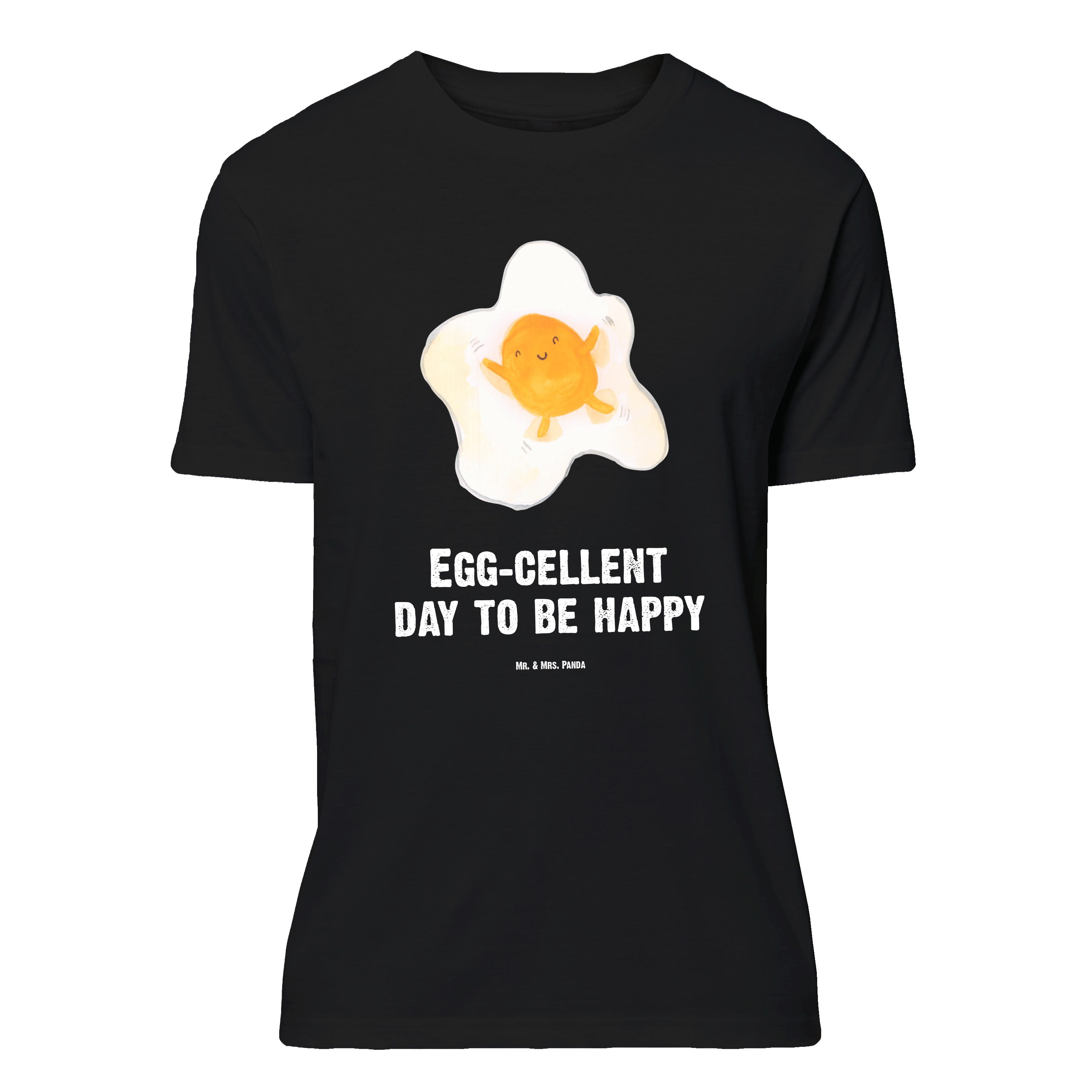 T-Shirt Spiegelei Ei, Größe M T-Shirt, Schwarz, Lustige Sprüche, Shirt, T-Shi