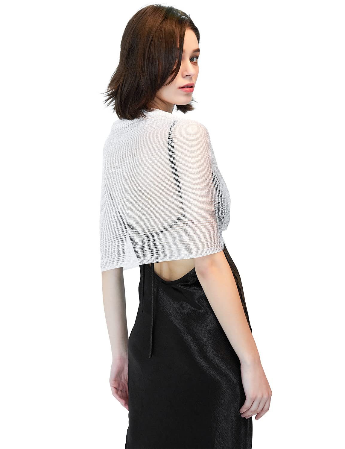 Coonoor Modeschal Damen stola für abendkleid schal, für Hochzeiten, Partys, Brautjungfern, Abschlussball Schal – Bild 5 von 5