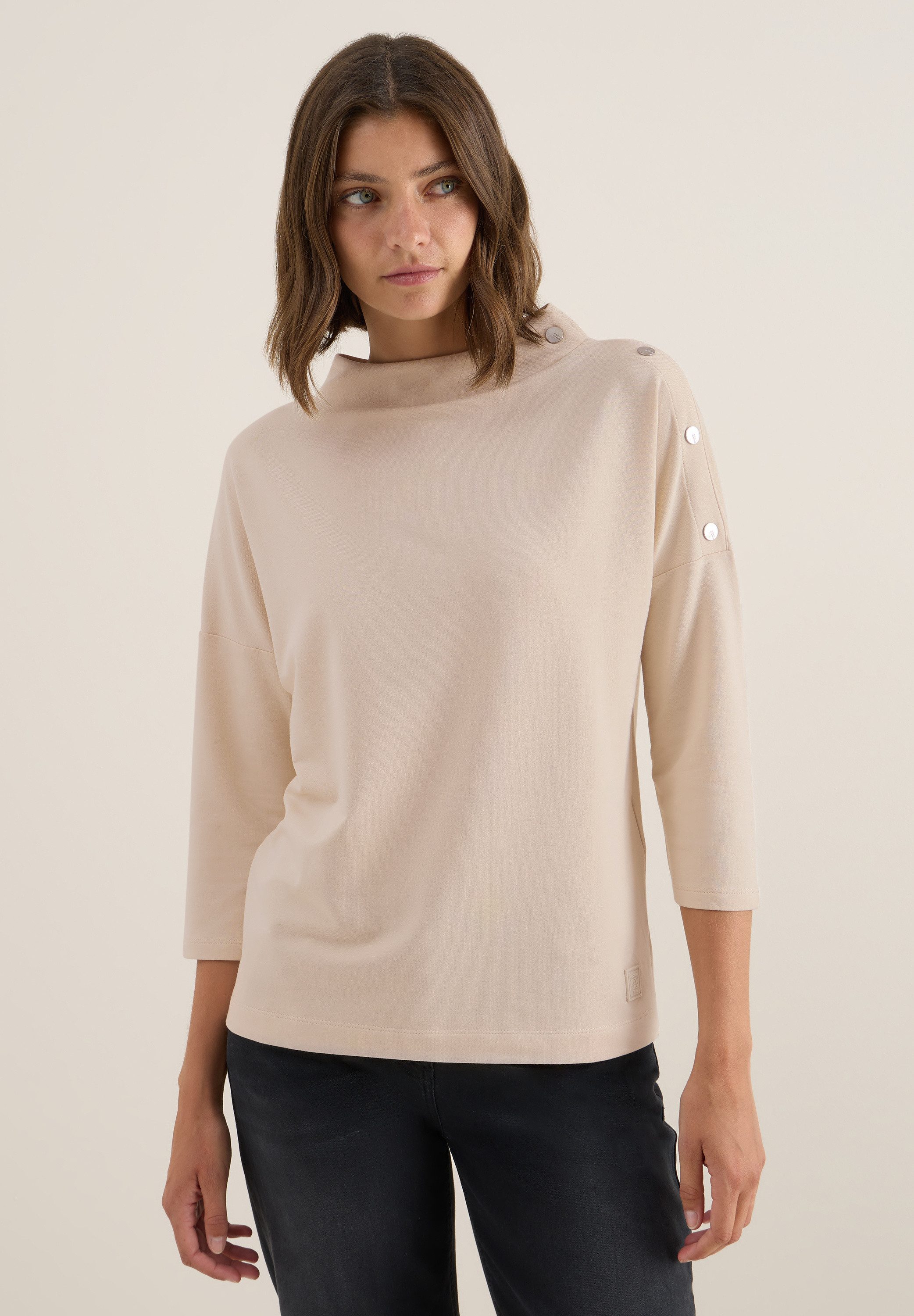 CECIL Langarmshirt im soften Baumwoll-Mix günstig online kaufen