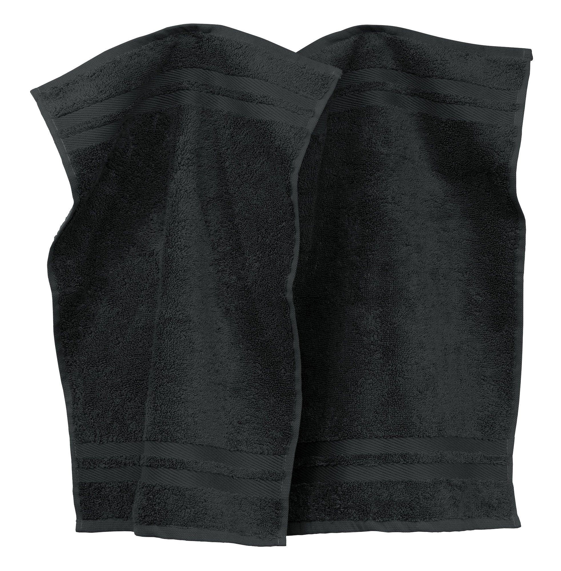 Erwin Müller Gästehandtuch Bio Gästetuch "Tübingen" 2er-Pack, Frottier, Walk-Frottier Uni