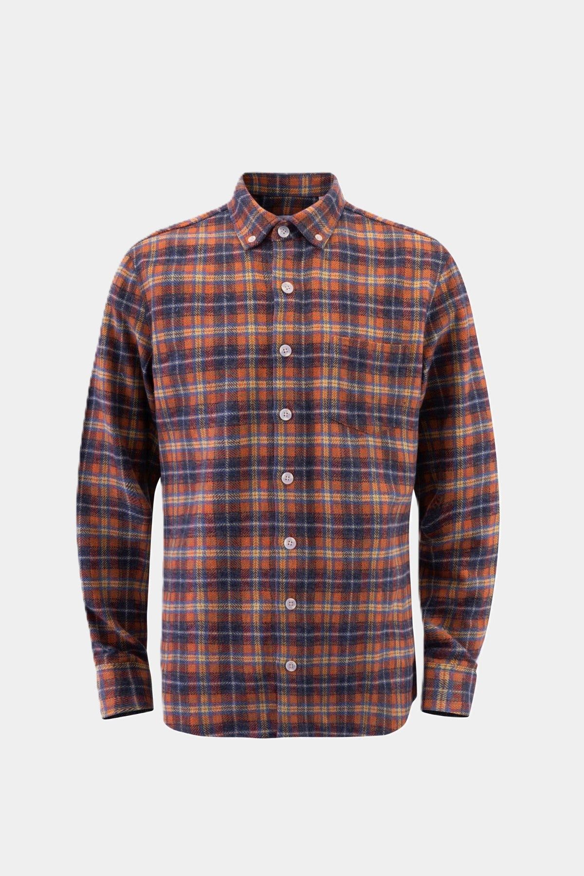 Haupt Langarmhemd Haupt Flanell Modern Fit günstig online kaufen