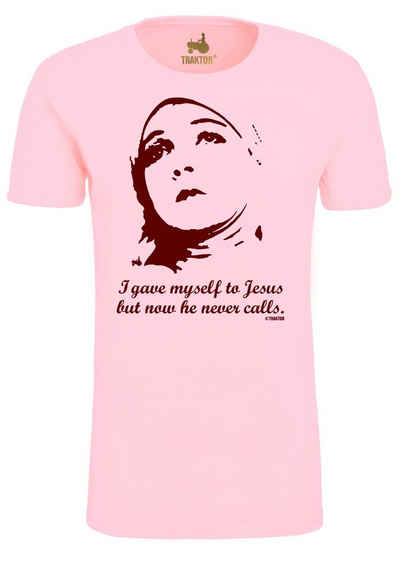LOGOSHIRT T-Shirt I Gave Myself To Jesus mit humorvollem Print