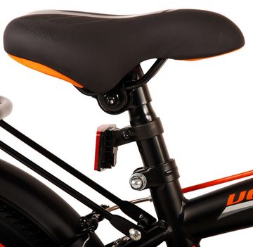 Volare Kinderfahrrad Kinderfahrrad Thombike für Jungen 16 Zoll Kinderrad in Schwarz Orange