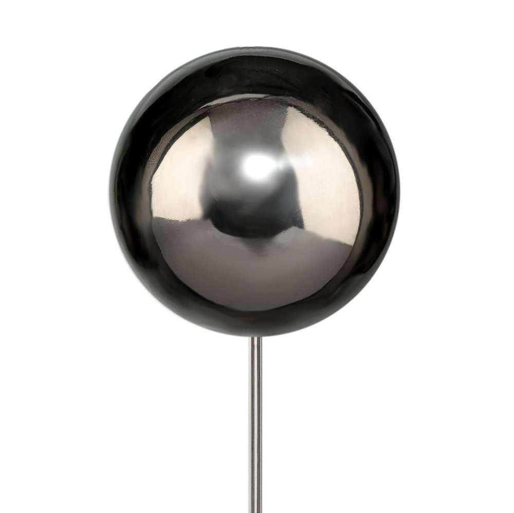 Gasper Gartenstecker EDELSTAHL KUGEL STECKER 120cm. Kugel poliert 20cm auf STAB 100cm.