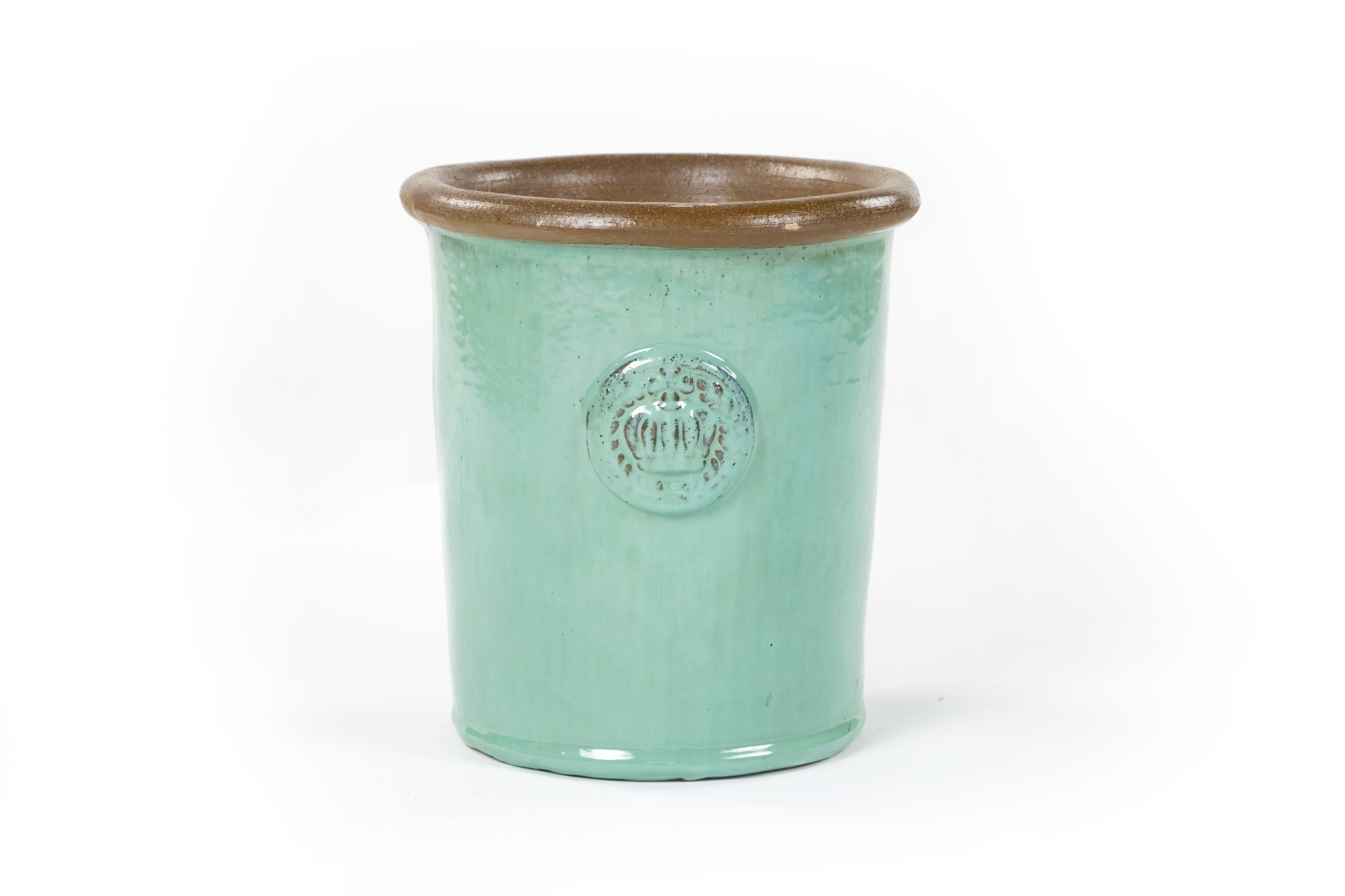 Celadon Übertopf (Türkis absolut Grün) Teramico frostfest Pflanzgefäß Blumentopf Keramik Blumentopf