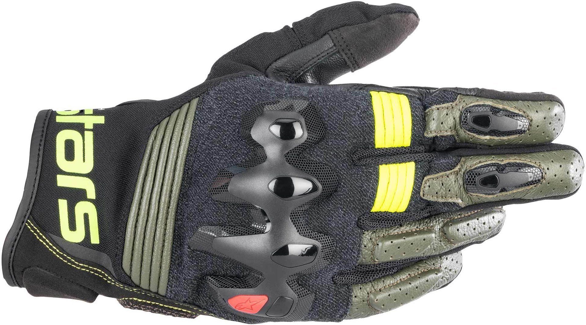 Alpinestars Motorradhandschuhe Halo Motorradhandschuhe Black/Yellow