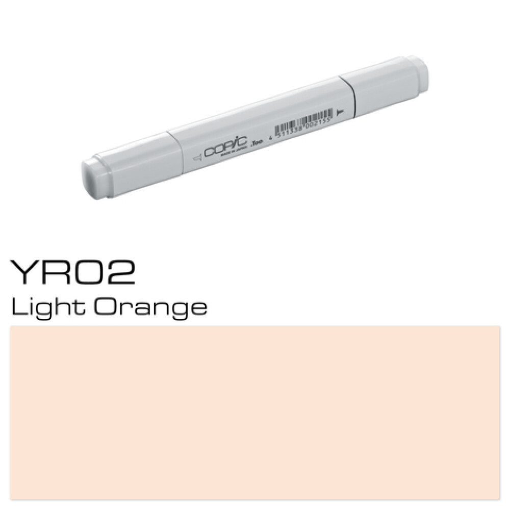 Thumbnail - COPIC Marker Marker YR02, Light Orange - Layoutmarker für Grafiker und Designer, (1-tlg)