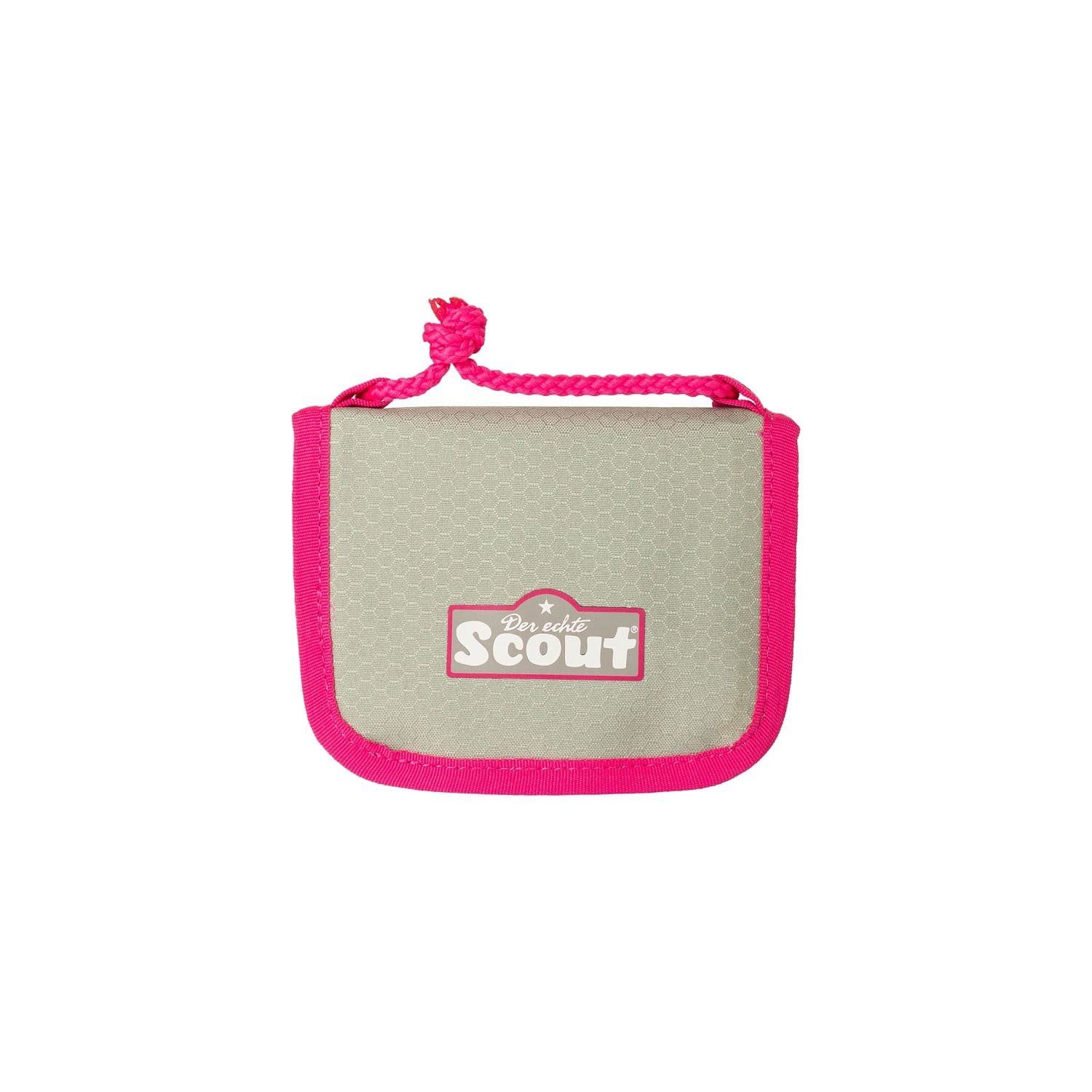 Schulranzen (1 Pink Stück), Cherry Brustbeutel Scout Geldbeutel, Geldbörse