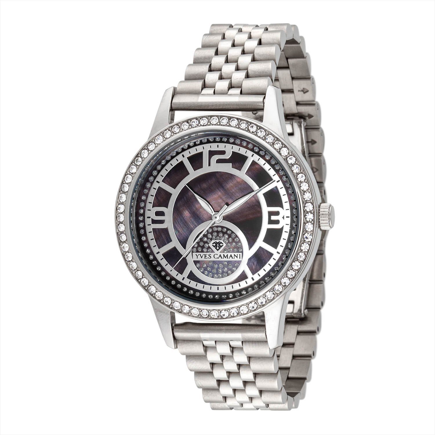 Yves Camani Quarzuhr ROUEN B, Perlmutt-Zifferblatt, kratzfestes Mineralglas günstig online kaufen