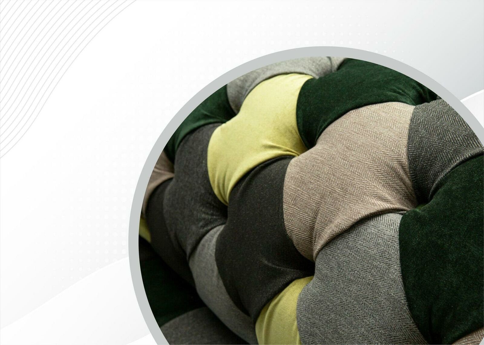 3-er bunte Chesterfield-Sofa JVmoebel Modernes Sofa Neu, in Made Couch Chesterfield Europe Designe Design