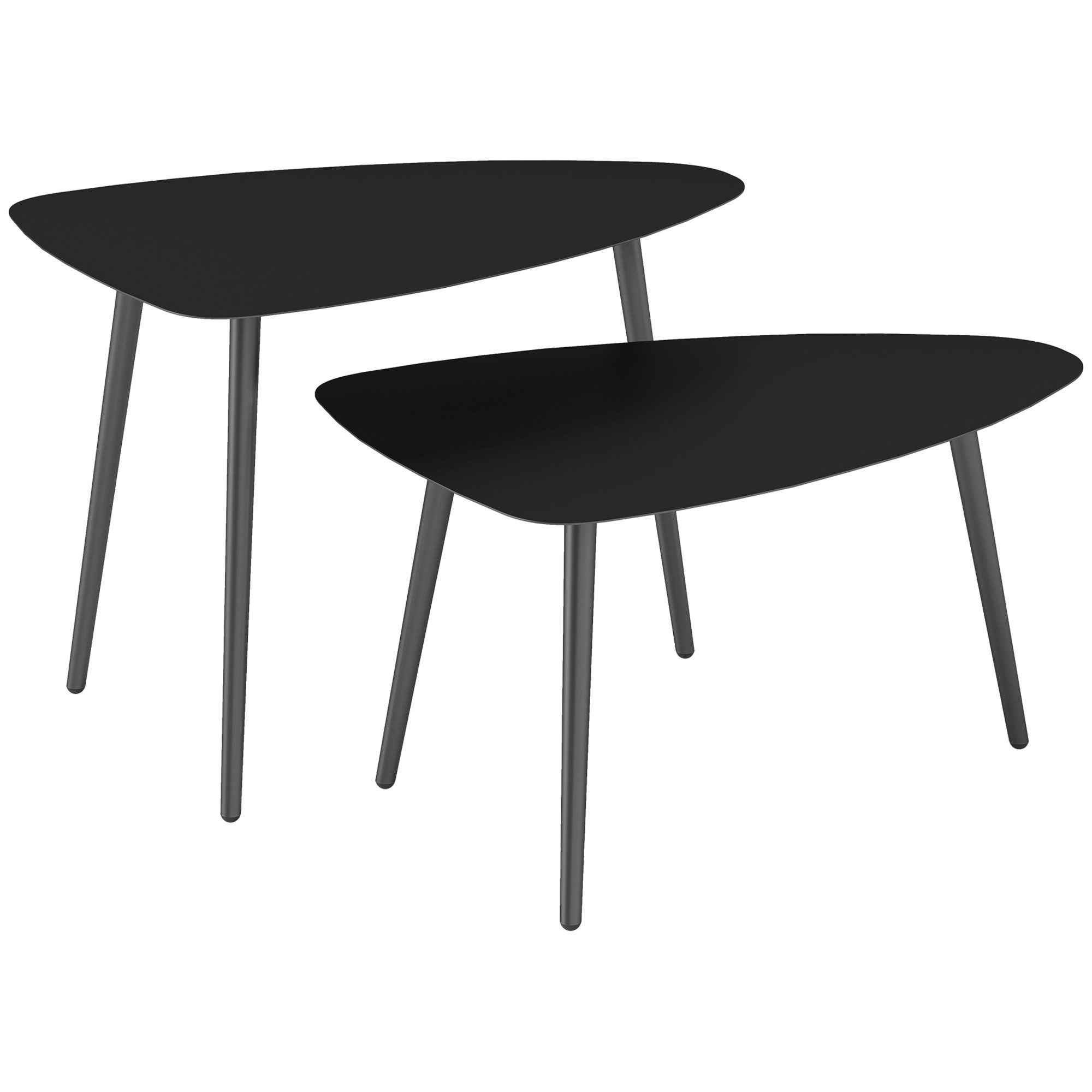 Outsunny Beistelltisch im Geometrischem Design (wetterfest günstig online kaufen