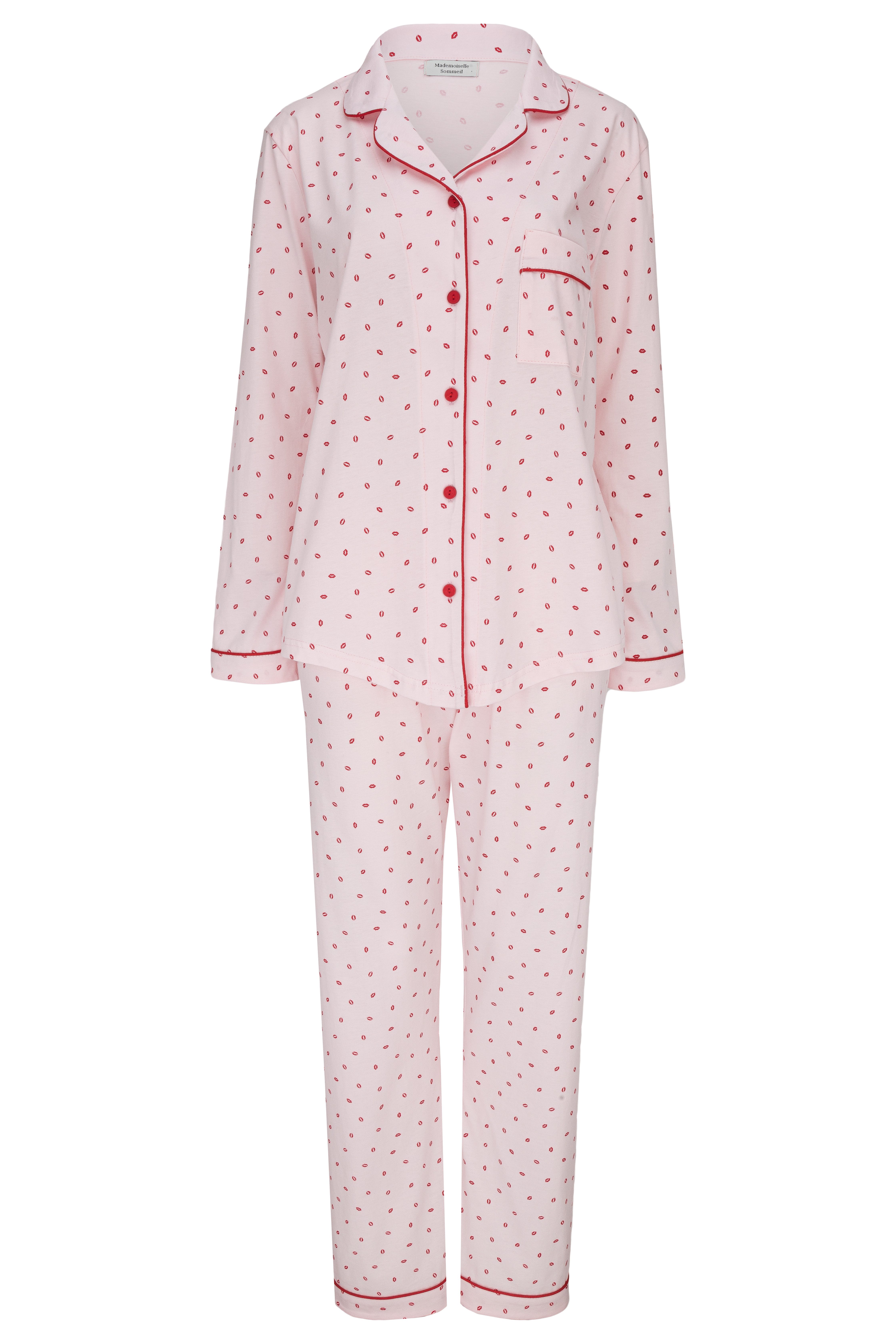 Mademoiselle Sommeil Pyjama Schlafanzug mit Knopfleiste günstig online kaufen