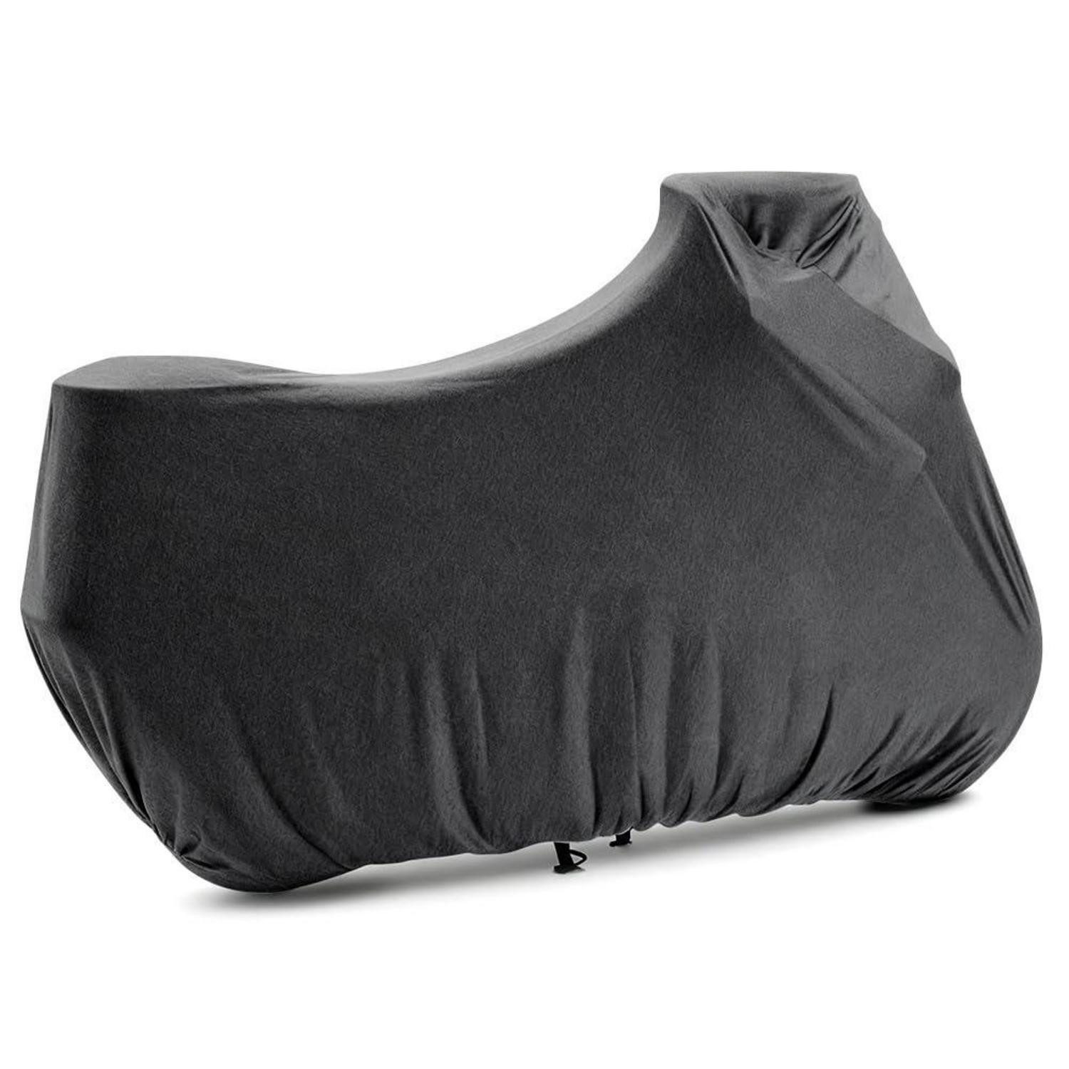 LuxusKollektion Faltgarage Motorradabdeckung Stretch Staubschutz Dunkelgrau 245 x 104 x 125 cm
