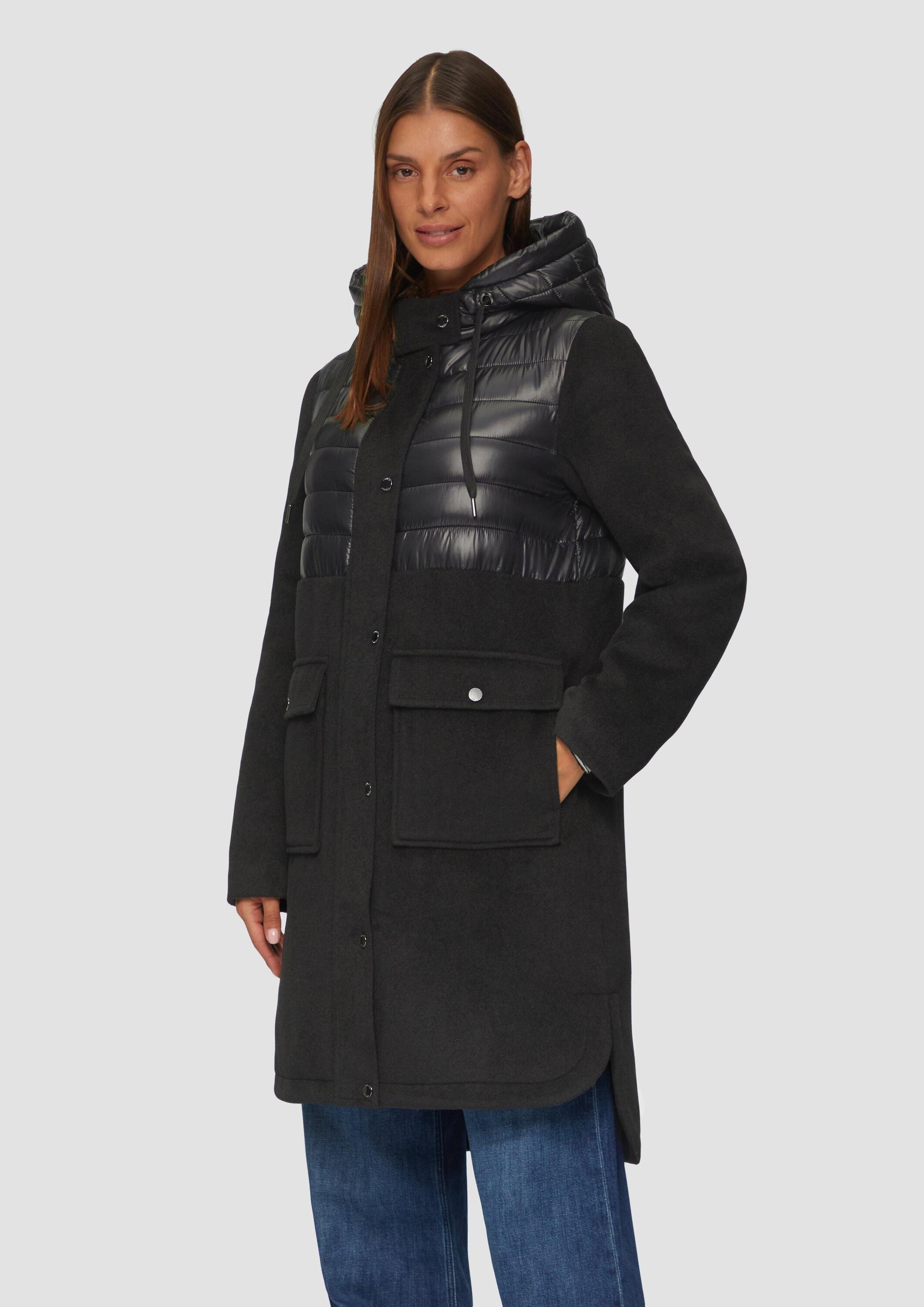 s.Oliver Wintermantel Outdoor-Mantel Parka im Fabricmix günstig online kaufen