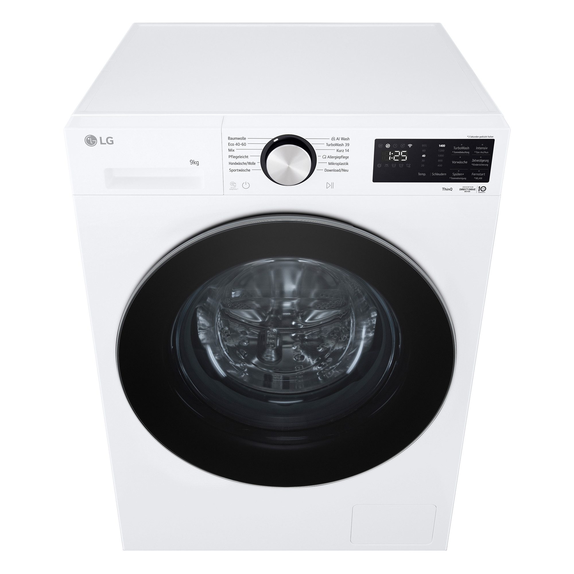 LG Waschmaschine Serie X7 F4WX7092W, 9 kg, 1400 U/min, Wäsche nachlegen