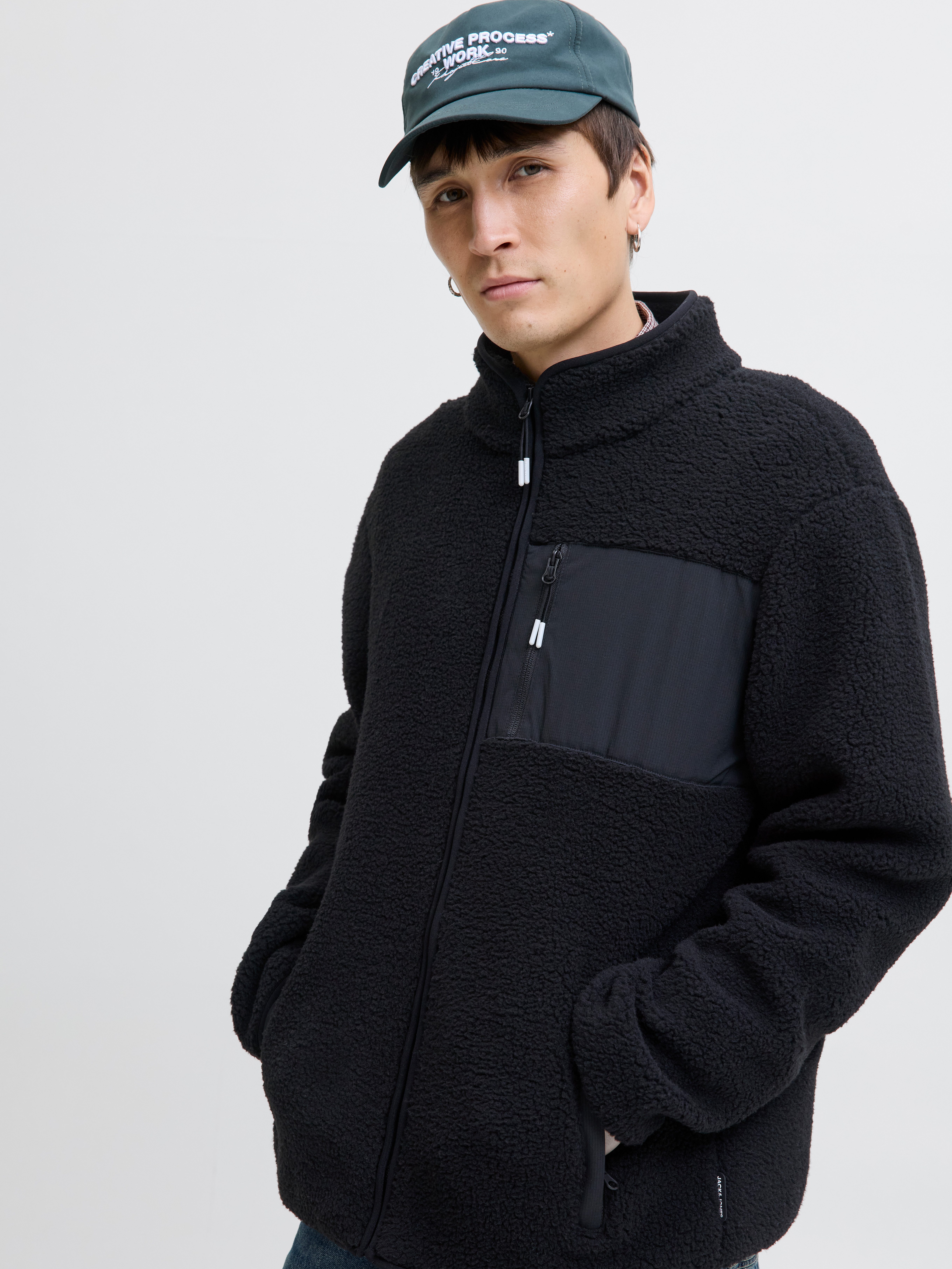 Jack & Jones Fleecejacke JJTHATCHER FLEECE JACKET günstig online kaufen