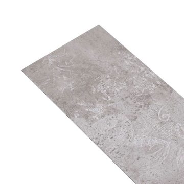 vidaXL Laminat PVC Laminat Dielen Selbstklebend 5,21 m² 2 mm Erdgrau Vinylboden Boden