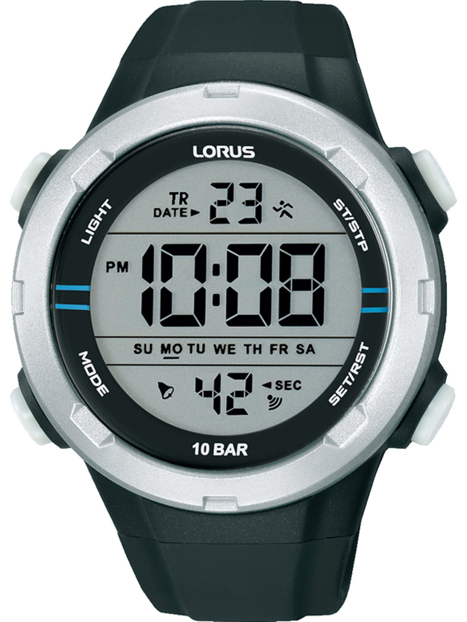 Chronograph Lorus Herren-Uhren Digital Quarz
